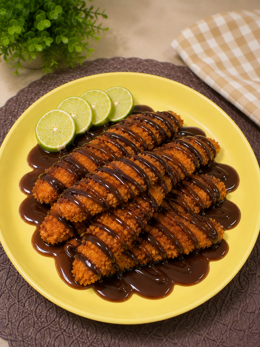 Pisang Crispy Coklat